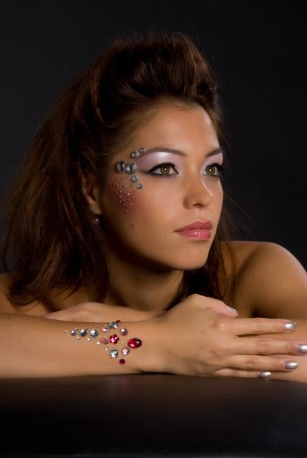 Female model photo shoot of Moelai by Lette in Woerden, makeup by Gitta Karen MUA