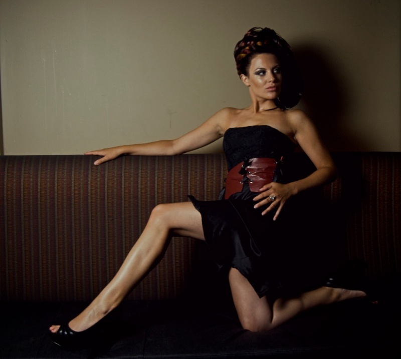 Female model photo shoot of Dinah DeRosa by Nicholas Pantages