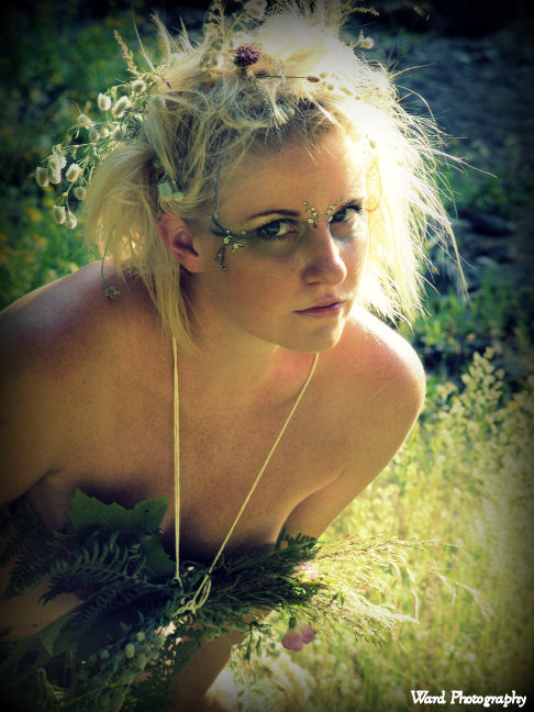 Female model photo shoot of Ward Web and Photograph in Outside Estacada, OR