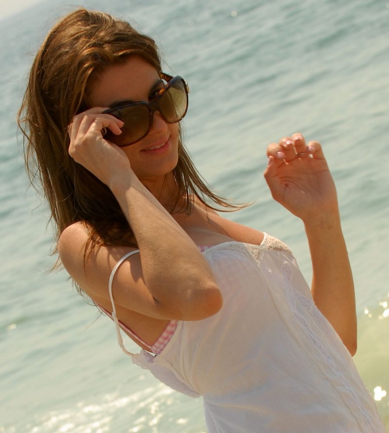 Female model photo shoot of Dawn Del Russo in Beach