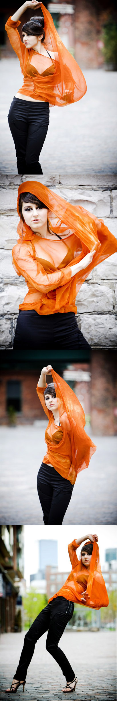 Female model photo shoot of Irada Chique by Minizakura Photography, clothing designed by claire warwick