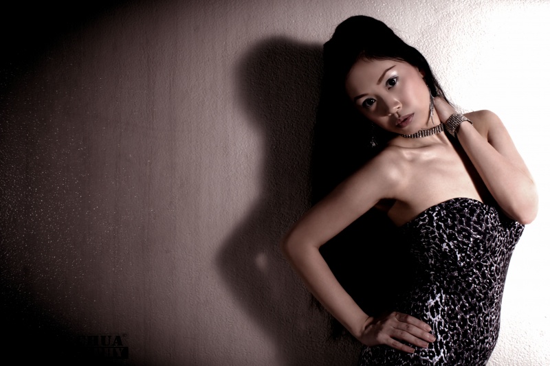 Female model photo shoot of Yi Jin by Terry Chua