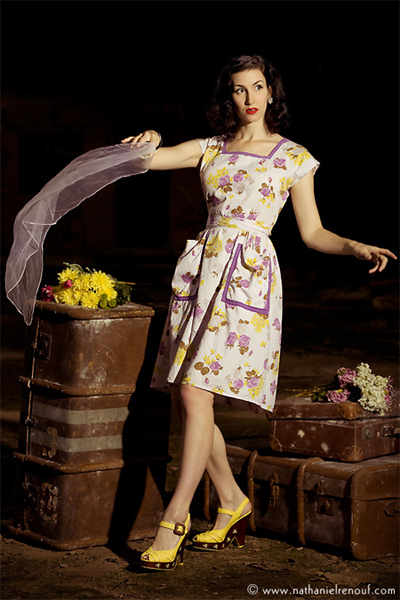 Female model photo shoot of Fleur de Guerre by BritBoyVA