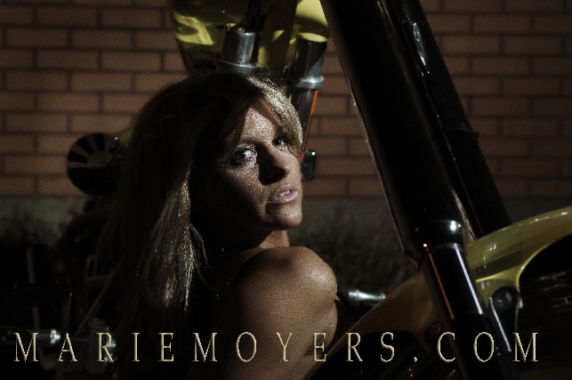 Female model photo shoot of GSXR Ryder
