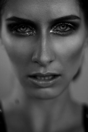 Female model photo shoot of Lindsay Alley by Matthew Burditt in Under the Burrard St bridge, makeup by Negar Hooshmand