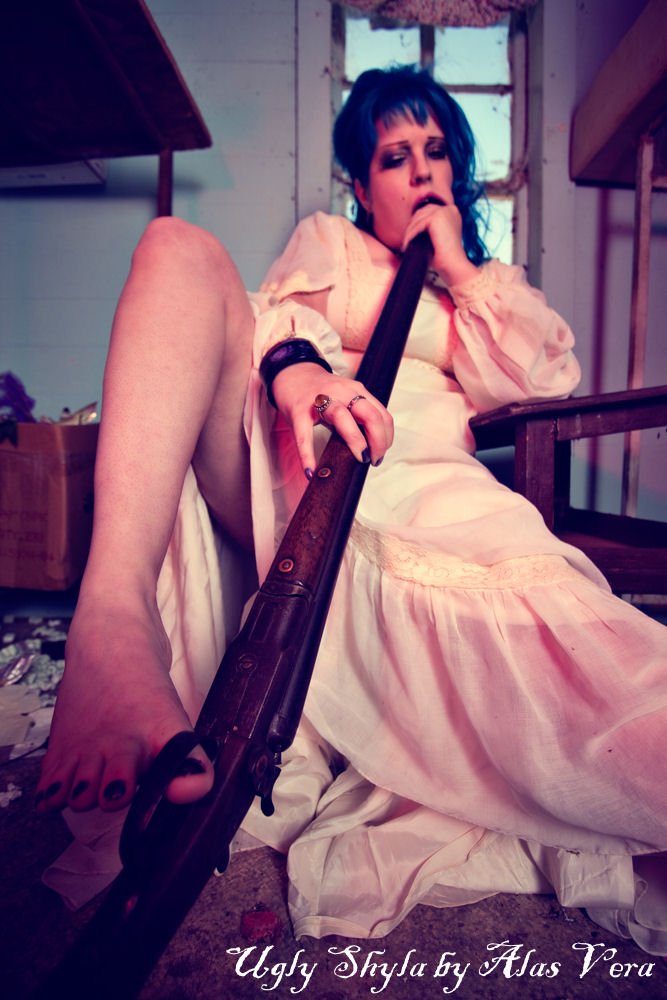Female model photo shoot of Ugly Shyla by Alas Vera in A Louisiana Shack