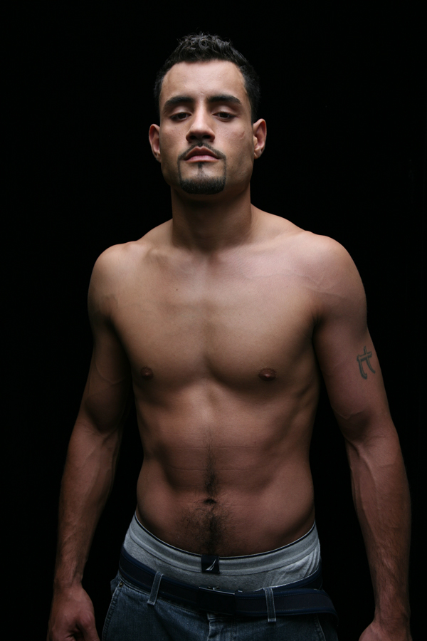 Male model photo shoot of Seymour-James Quiles by Billy Erb in Erb studios