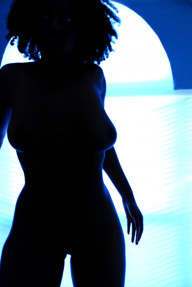 Female model photo shoot of Artistic NudiTEE by saddi khali