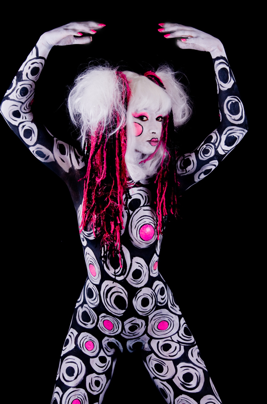 Female model photo shoot of Infidel Images-Body Art in Orlando, FL