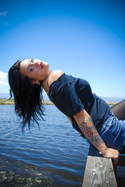 Female model photo shoot of Metal Marna by Alycia Creative