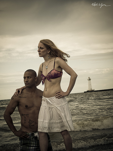 Male and Female model photo shoot of Kuande and Ms GiGi by Bob Jones Photography in Sodus Bay, NY