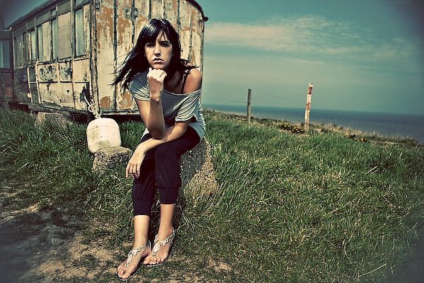 Female model photo shoot of faye stabler in skipsea beach