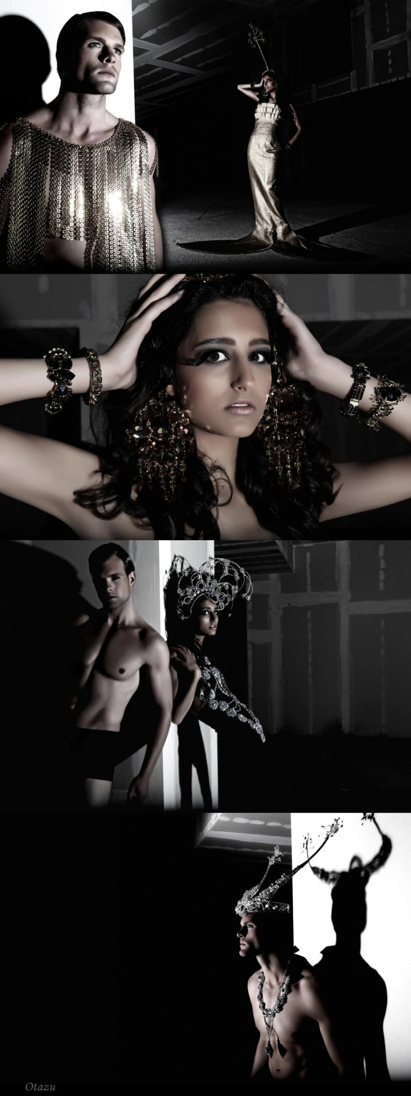Male and Female model photo shoot of Sanjay Hairstylist, girl88 and Thomas8887 by Eva Gazova in Amsterdam