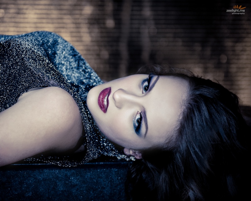Female model photo shoot of Alekssa by Vadim Z in Washington, DC, makeup by Valentina Gretsova