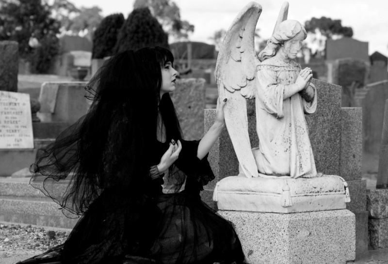 Female model photo shoot of Intoxicating_Beauty by ShadowZone in Preston Cemetery 29th May 2009