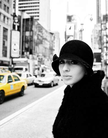 Female model photo shoot of Angelfire PhotographyUK in Times Square, New York
