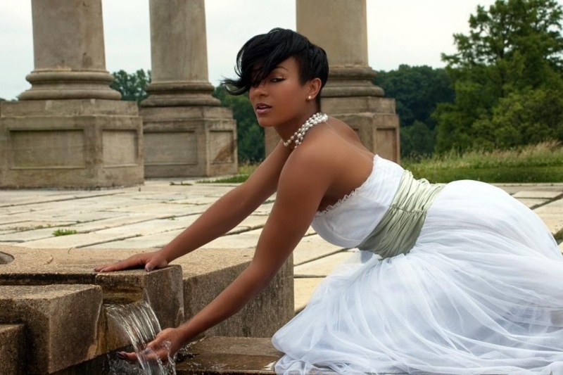 Female model photo shoot of Diamond Chante by VacantMoon in National Arboretum, retouched by ieShOy