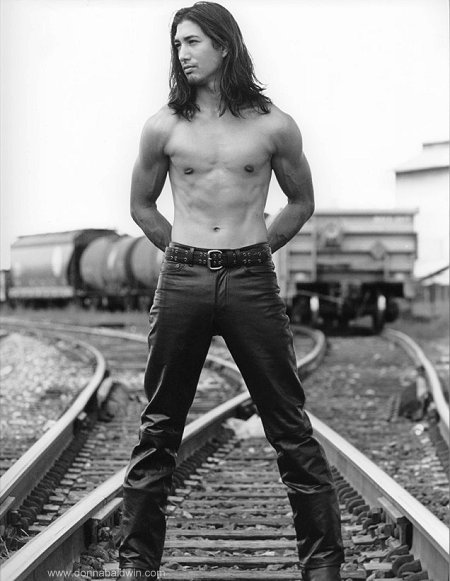 Male model photo shoot of Craig Greager in Wrong side of the tracks