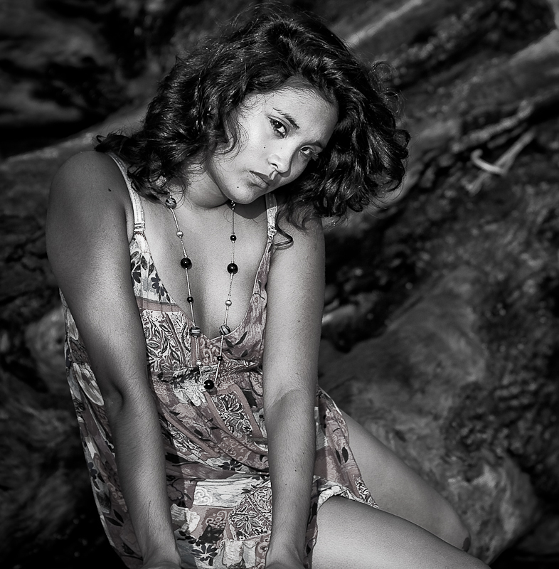 Female model photo shoot of Mely Jaye in Little Talbot Island