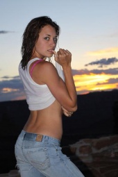 Female model photo shoot of Shealyn Parker by Clair J Muir in Dead Horse Point, Moab