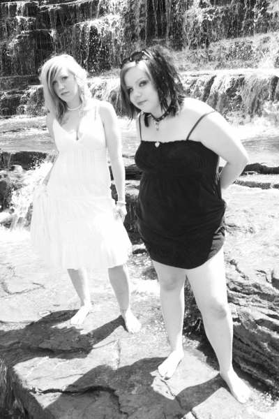 Female model photo shoot of Ghoulscout Grrl and Keri-Lynne in Mt. Albion Falls, Hamilton Ontario.