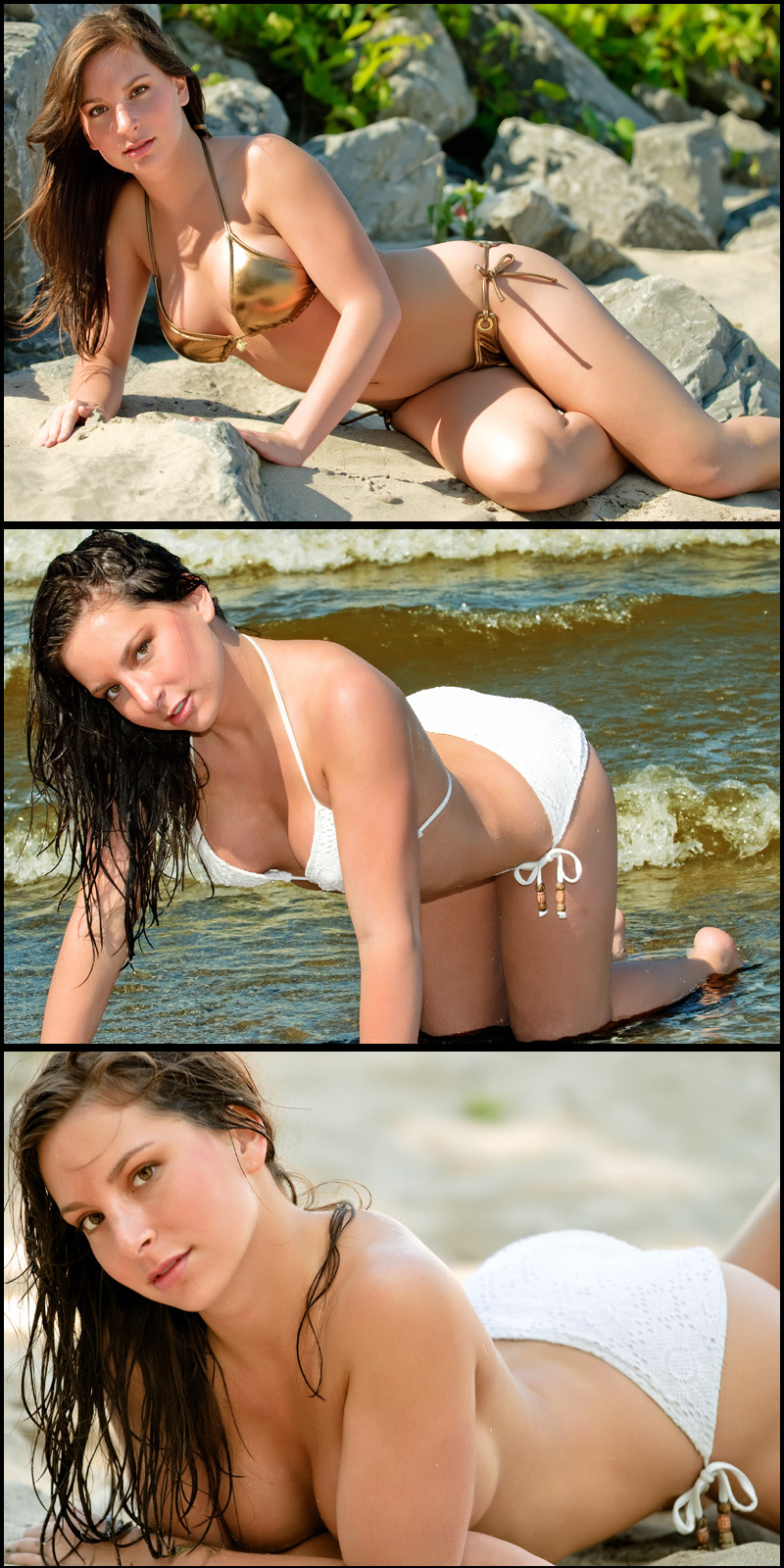 Male and Female model photo shoot of Szalay Photography and CourtneyRose in Bennett Beach