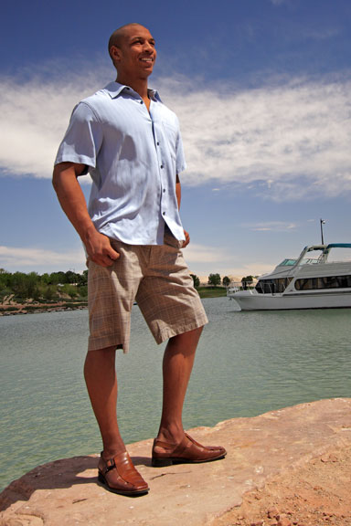 Male model photo shoot of Leo Santos in Lake Mead Resort, Las Vegas