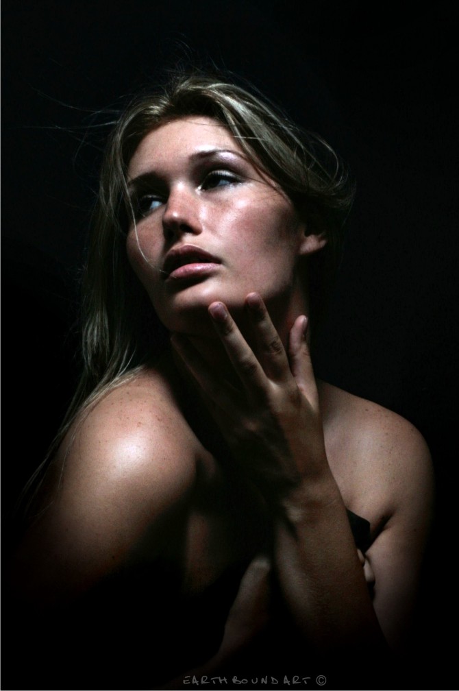 Female model photo shoot of Amber_Elizabeth by Earth Bound Art in Studio