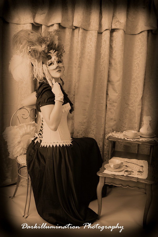 Female model photo shoot of chrystine a by Darkillumination Photo in The Olden Days