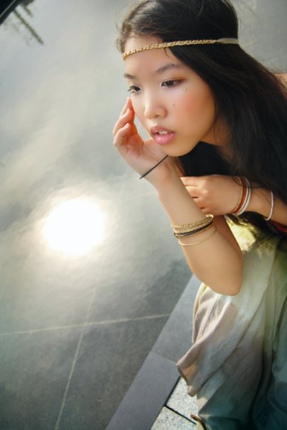 Female model photo shoot of ChanicaP by Faye Nightingale Photo in Bangkok 2009
