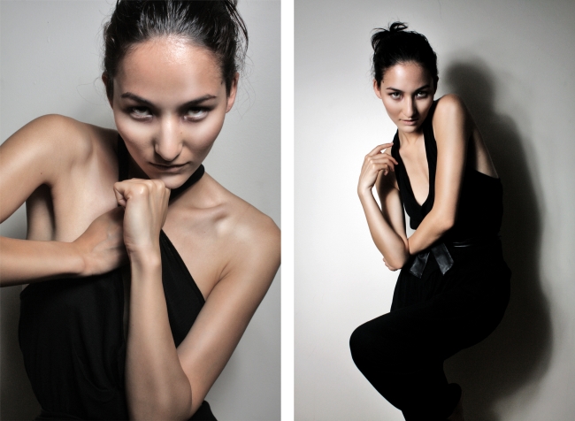 Female model photo shoot of kimiko stella by Matthew Burditt, makeup by Ines Aaliyah