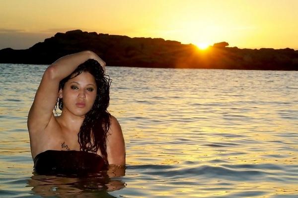 Female model photo shoot of Melodyia by Images_By_Kyle in Ko'Olina, Hawaii