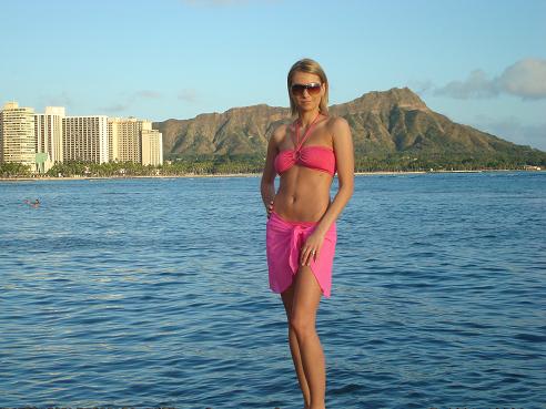 Female model photo shoot of Aneczka in Waikiki