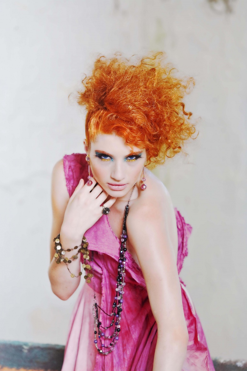 Female model photo shoot of Olympia Morris and KaraLevit by Jon Cancelino, hair styled by Irina Bilka, wardrobe styled by Just RAUL