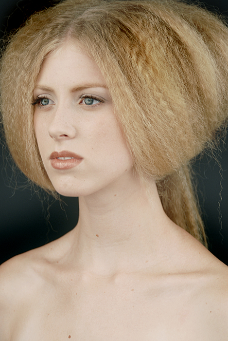 Female model photo shoot of Amaz for Hair and Taylor Dean by fiveonetwo in Driftwood Studio, makeup by Lashes and Lace