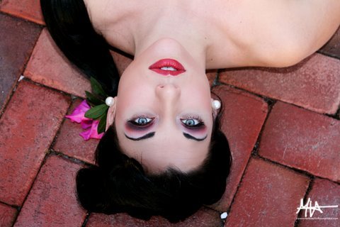 Female model photo shoot of Glitz and Glam Makeup in Orlando, FL