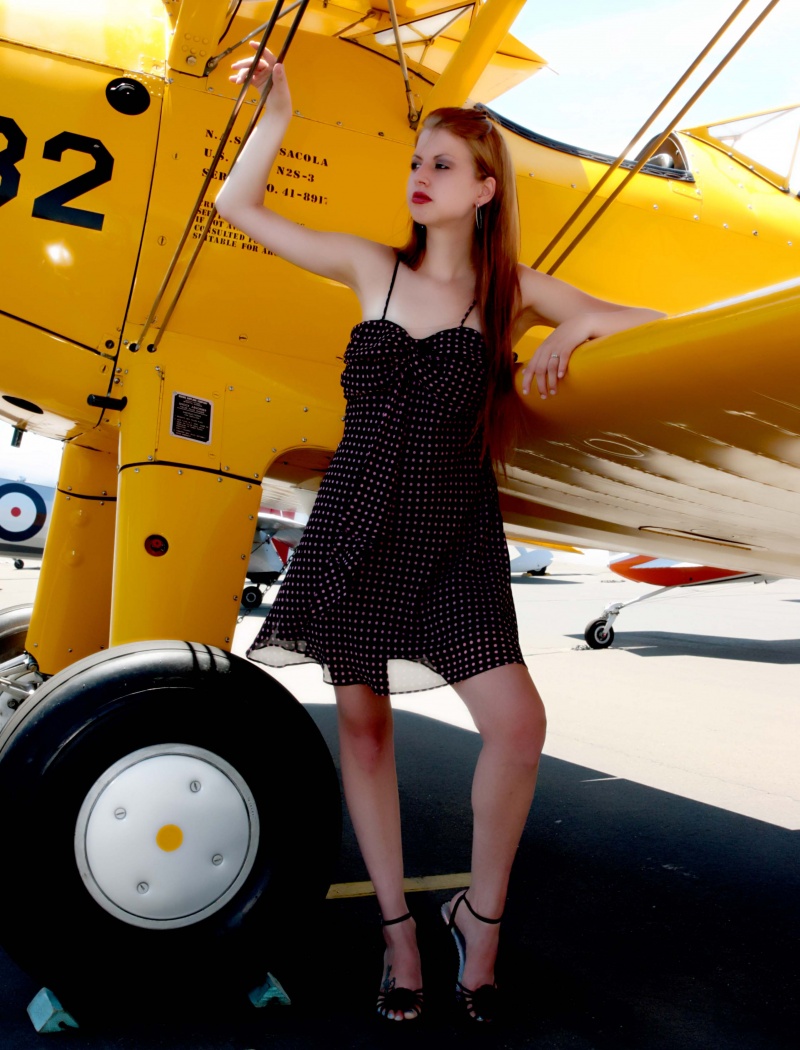 Female model photo shoot of Jennifer Wallace by ronephoto in Petaluma Airport