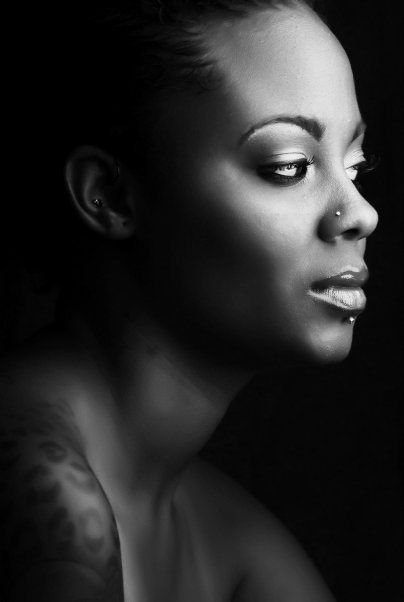 Female model photo shoot of QU3 by Tekoa International
