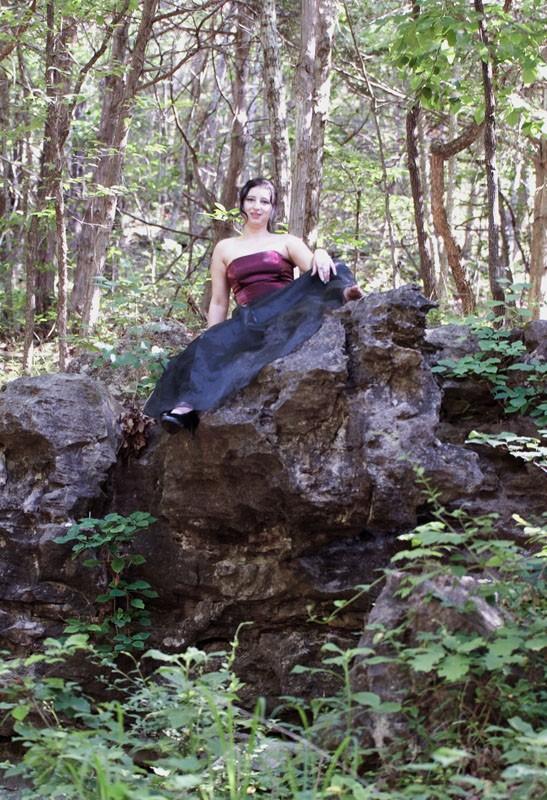 Female model photo shoot of Azereael Raven by jwb imagery in Eureka Springs, makeup by Twilight Expressions