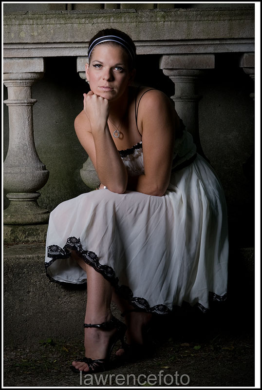 Female model photo shoot of Erin_Ashley by lawrencefoto in The Guild Inn, makeup by ABMAKEUP