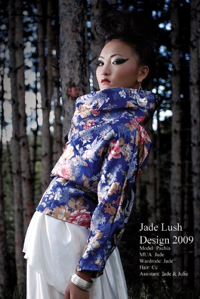 Female model photo shoot of Jade Lush Designs