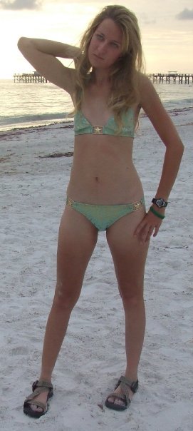 Female model photo shoot of Danja Mewes in Clearwater Beach, FL