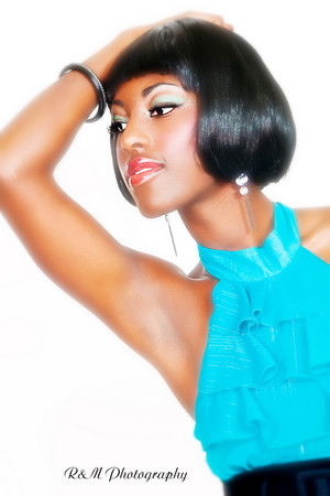 Female model photo shoot of Sena C by Richard38, hair styled by Shelly Westmoreland