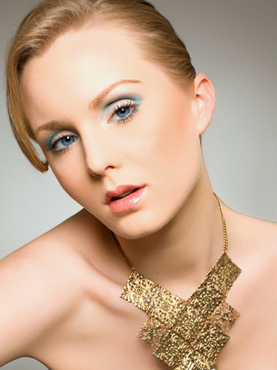 Female model photo shoot of FJKim Makeup