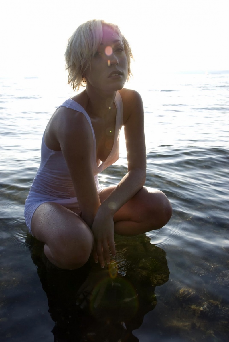 Female model photo shoot of Lily LaBeau by RN Productions in Carkeek Beach, makeup by Freakishly Beautiful