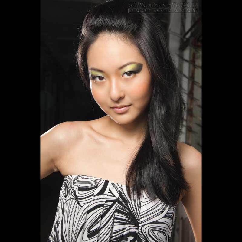 Female model photo shoot of Marilyn Eva by Michael Riff Vestil in Old Changi Hospital, makeup by Angeline Chan