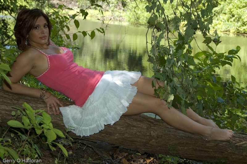 Female model photo shoot of Lauren Alyss by E O in Bethel Mill Park