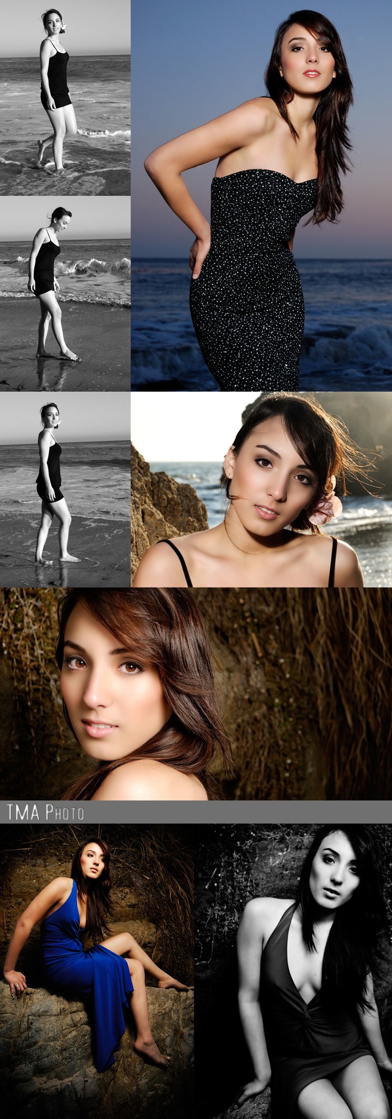 Female model photo shoot of Natalie Rizzo in El Matador Beach, Malibu