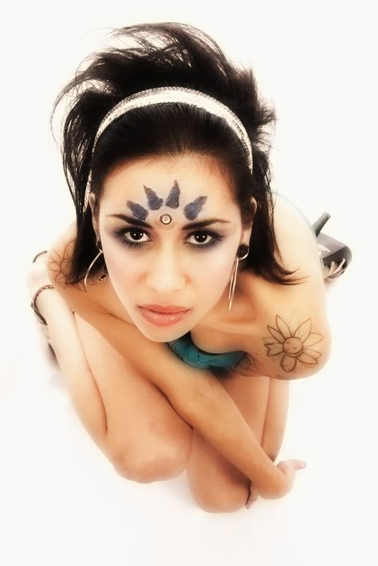 Female model photo shoot of Rach GTK by EandJs Photography, makeup by susan ward-brooks