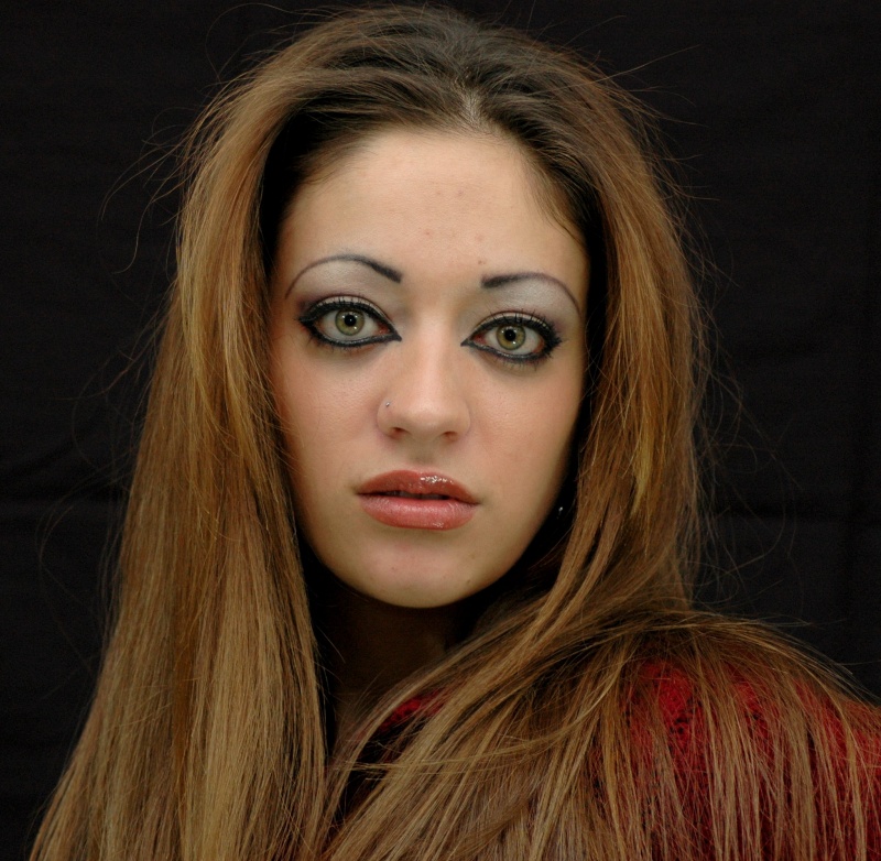 Female model photo shoot of mary n marji